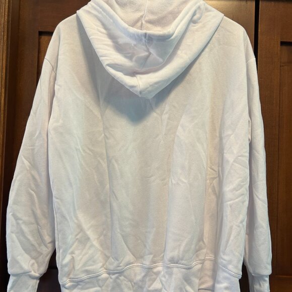 Nike Light Gray Hooded Logo Sweatshirt size Medium like new - Picture 4 of 4